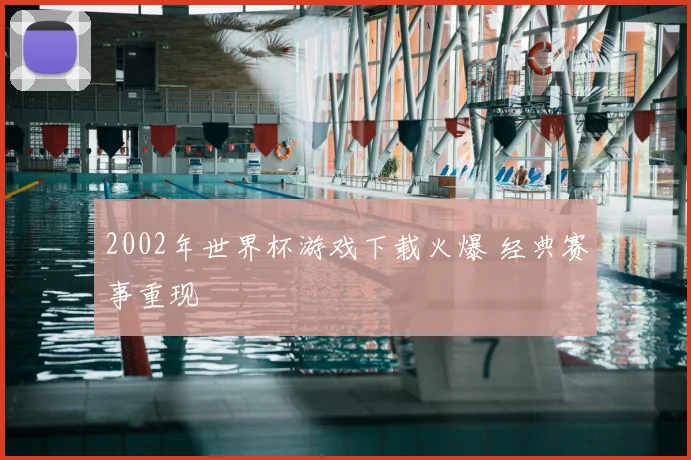 2002年世界杯游戏下载火爆 经典赛事重现