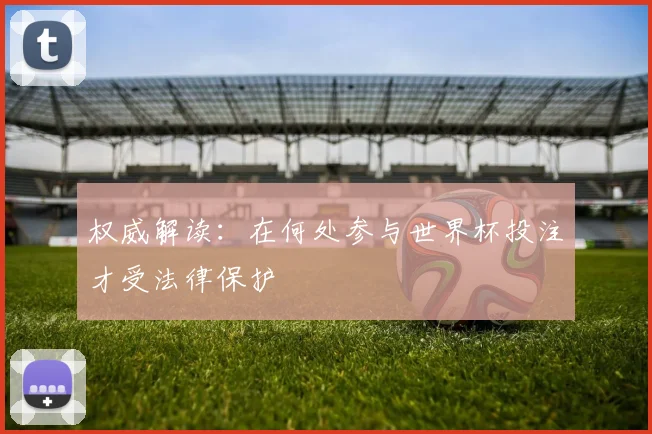 权威解读:在何处参与世界杯投注才受法律保护